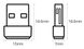 USB2.0 Nano Wireless AC Dual Band LAN Adapter TP-LINK "Archer T2U Nano", 600Mbps 93049 фото 3