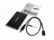 2.5" SATA HDD/SSD 9.5 mm External Case Type-C, Gembird "EE2-U3S-6", aluminum, Black 120383 фото 1