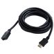 Cable HDMI male to HDMI female 0.5m Cablexpert male-female, V1.4, Black, CC-HDMI4X-0.5M 80283 фото 2