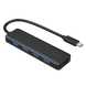 Type-C 3.1 USB Hub, 4-port Output: 4 x USB3.0, 1 x Type-C, Gembird "UHB-CM-U3P4P-01" 219065 фото 1