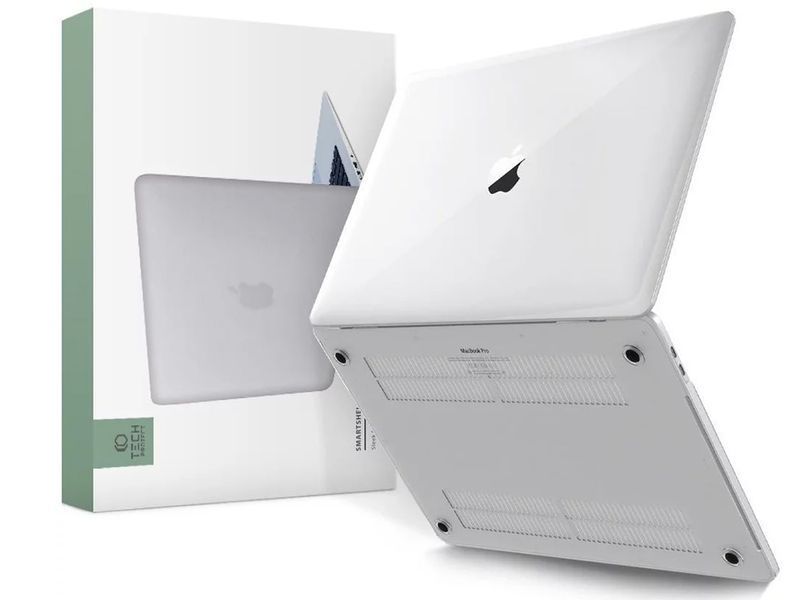 Smartshell Tech-Protect for Macbook Pro 14 (2021-2023), Crystal Clear 200889 Imagini