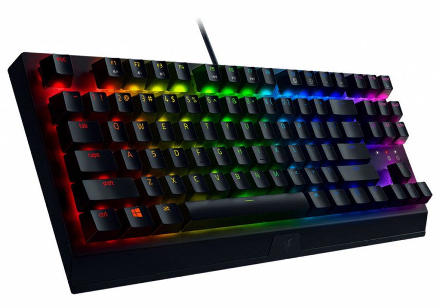 Gaming Keyboard Razer BlackWidow V3 Tenkeyless, Green SW, RGB, US Layout, USB 146610 фото