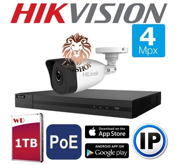 HIKVISION by HILOOK 4 Megapixeli IP POE 6597821 фото