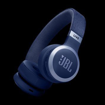 Headphones Bluetooth JBL LIVE670NC Blue, On-ear, active noise-cancelling 211934 Imagini