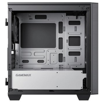 Case mATX GAMEMAX Aero Mini ECO, w/o PSU, 4x120mm, Front Mesh, TG, USB 3.0, Black 125473 фото