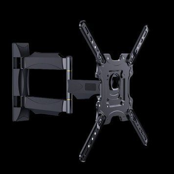 Wall Mount Gembird "WM-55ST-01" Black 32"-55" 32kg VESA:up 400x400, Wall dist:55-499mm &plusmn;90&deg;,-5/+8&deg; 216150 Imagini