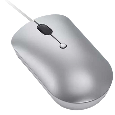 Lenovo 540 USB-C Compact Wired Mouse (Cloud Grey) 149392 фото