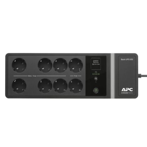 APC Back-UPS BE650G2-RS 650VA/400W, 230V, RJ-45, 1*USB-A charging port, 8*Schuko Sockets 111099 фото