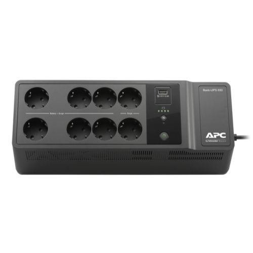 APC Back-UPS BE650G2-RS 650VA/400W, 230V, RJ-45, 1*USB-A charging port, 8*Schuko Sockets 111099 фото