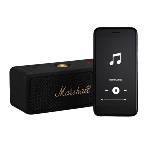 Marshall EMBERTON II Portable Bluetooth Speaker - Black and Brass 208152 фото