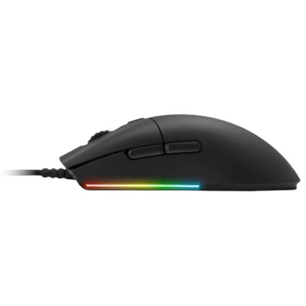 Gaming Mouse NZXT Lift, up to16k dpi, PixArt 3389, 6 buttons, Omron SW, RGB, 67g, 2m, USB, Black 146918 фото