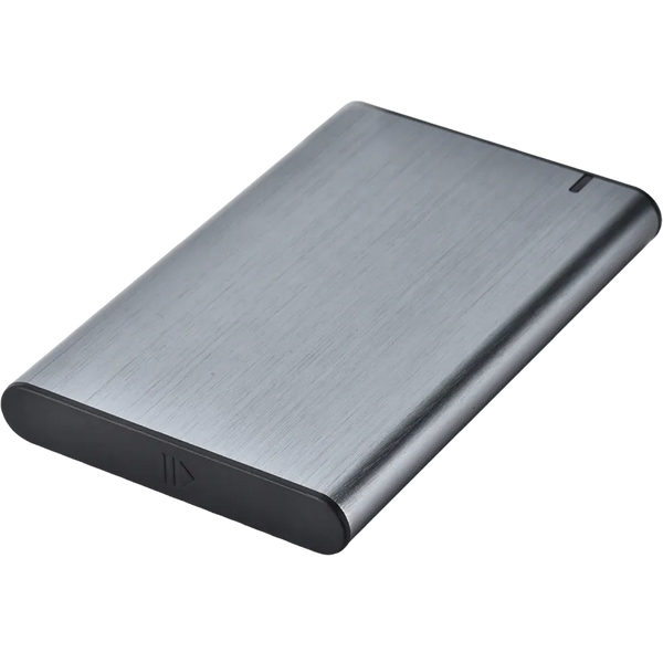 2.5" SATA HDD/SSD 9.5 mm External Case Type-C, Gembird "EE2-U3S-6-GR", aluminum, Grey 120384 фото