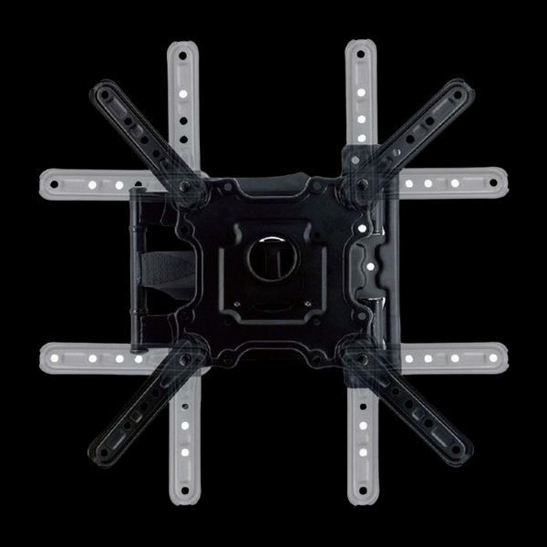 Wall Mount Gembird "WM-55ST-01" Black 32"-55" 32kg VESA:up 400x400, Wall dist:55-499mm &plusmn;90&deg;,-5/+8&deg; 216150 фото