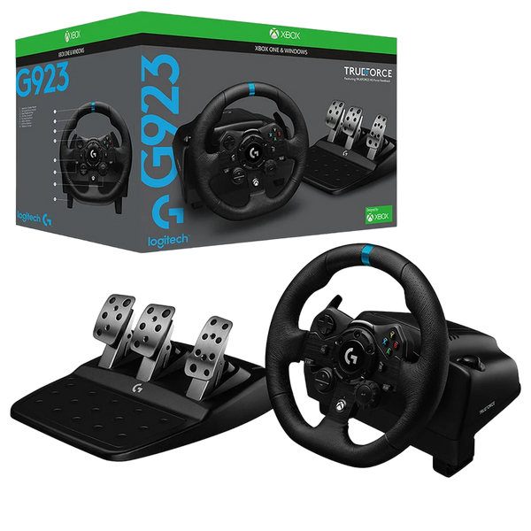 Wheel Logitech Driving Force Racing G923, for Xbox, 900 degree, Pedals, Dual-Смартфон Motorolar Force Feedback 120096 фото