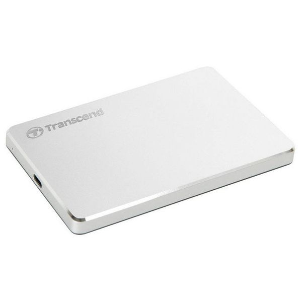 2.0TB (USB3.1/Type-C) 2.5" Transcend "StoreJet 25C3S", Silver, Aluminum Casing, Ultra-Slim&Light 105943 фото