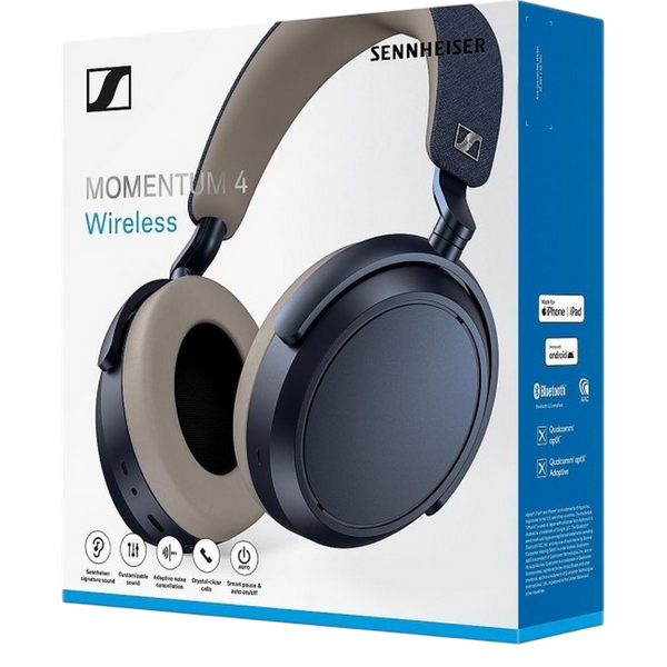 Sennheiser Momentum 4 Wireless DENIM, ANC, 6Hz-22kHz; Up to 60 hours 218836 фото
