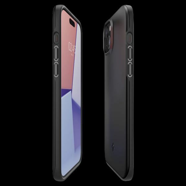 Spigen Smartphone Apple iPhone 15 Plus, Thin Fit, Black 209058 Imagini