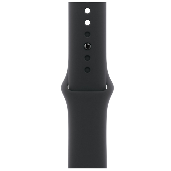Умные часы Apple Watch Series 11 GPS, 42mm Jet Black Aluminium Case with Black Sport Band - M/L, MEQU4 240125 фото