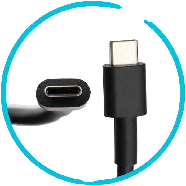 ASUS 65W USB-C Adapter, 5V/3A, 9V/3A, 15V/3A, 20V/3.25A, Cable:160 cm/Power Cord:90 cm 237674 фото