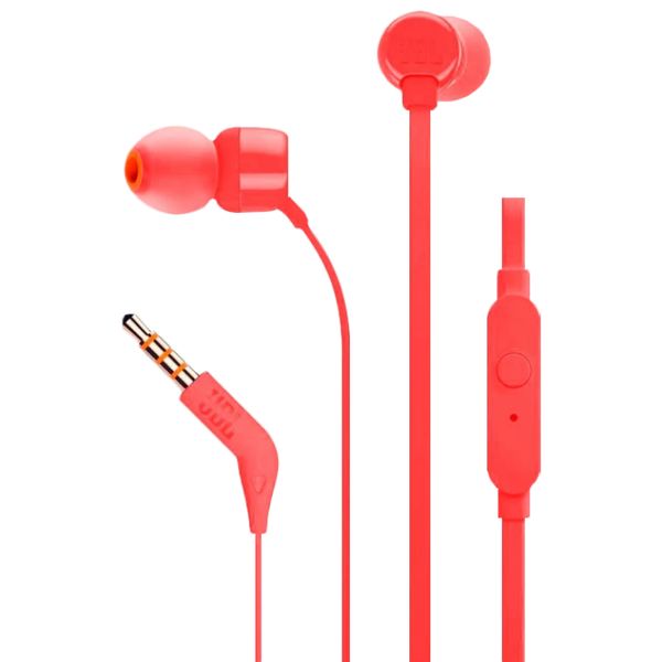 Earphones JBL T110 Red 87423 Imagini