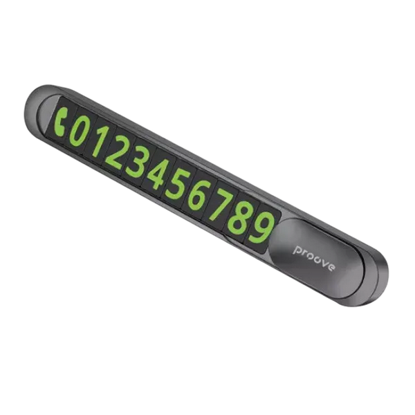 Parking Card Proove Parking Number Plate Metal Lock, Dark Gray 235143 Imagini