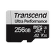 .256GB MicroSD (Class 10) UHS-I (U3),+SD adapter, Transcend TS256GUSD340S (V30, A2, R/W:160/125MB/s) 127096 Imagini 2