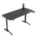 Gaming Desk Gamemax D140-Carbon, 140x60x75cm, Headsets hook, Cup holder, Cable managment 135021 фото 4