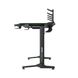 Gaming Desk Gamemax D140-Carbon, 140x60x75cm, Headsets hook, Cup holder, Cable managment 135021 фото 8