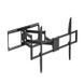 Wall Mount Gembird "WM-105ST-01" Black 50"-105", 75kg, VESA:up 900x600, Wall dist:78 ~ 644 mm 250458 фото 2