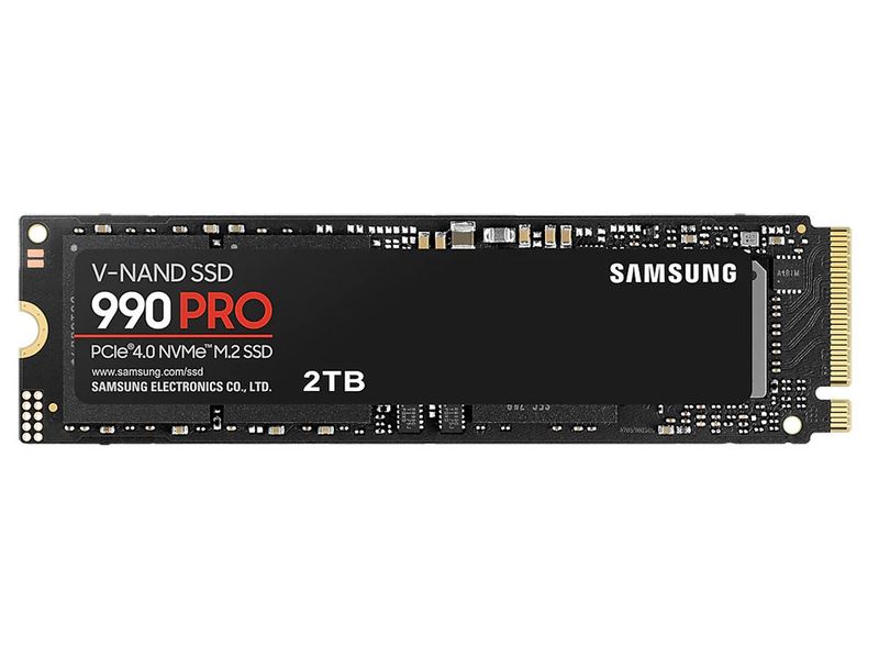 .M.2 NVMe SSD 2.0TB Samsung 990 PRO [PCIe 4.0 x4, R/W:7450/6900MB/s, 1400K/1550K IOPS, 1.2PB, 3DTLC] 148647 фото