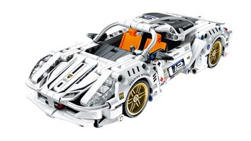 5812, iM.Master Bricks: Pull Back White Racer. 437 pcs 138079 фото