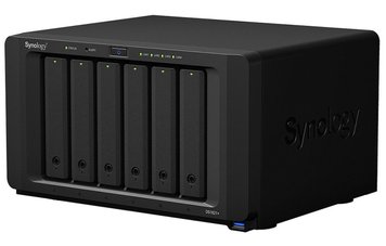 SYNOLOGY "DS1621+", 6-bay, AMD Ryzen 4-core 2.2GHz, 4Gb*1+1Slot, 2xM.2 NVMe, 4x1GbE, PCIe 120153 фото