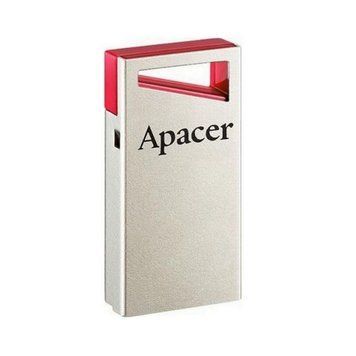 32GB USB2.0 Flash Drive Apacer "AH112", Silver-Red, Super-Mini, Metal, Capless (AP32GAH112R-1) 88141 Imagini