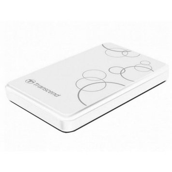 2.0TB (USB3.1) 2.5" Transcend "StoreJet 25A3", White, Anti-Shock, One Touch Backup 79986 фото