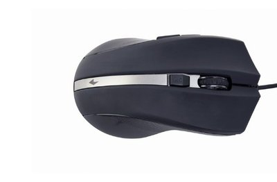 Mouse Gembird MUS-GU-02, Laser, 800-2400 dpi, 6 buttons, Ambidextrous, Black, USB 131666 фото