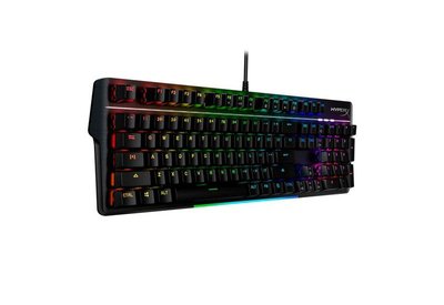 Gaming Keyboard HyperX Alloy MKW100, Mechanical, Aluminum Frame, Wrist rest, Red SW, RGB, USB 141573 фото