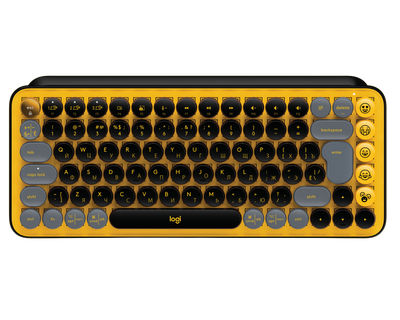 Wireless Keyboard Logitech POP Keys, Mechanical, Compact design, 2xAAA, BT/2.4, EN, Blast 209788 фото