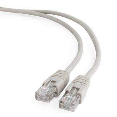 0.5m, Patch Cord Gray PP12-0.5M, Cat.5E, Cablexpert, molded strain relief 50u" plugs 25362 фото