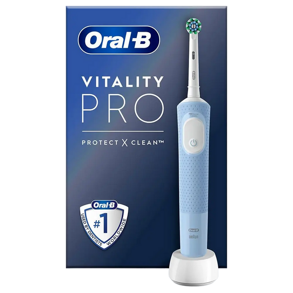 Electric Toothbrush Braun Vitality Pro Protect X Clean Vapor Blue 213469 фото
