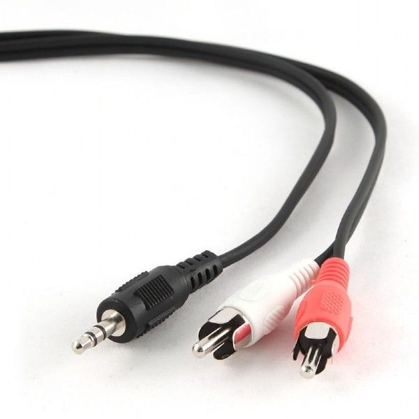 CCA-458 3.5mm stereo plug to 2 phono plugs 1.5 meter cable, Cablexpert 40915 фото
