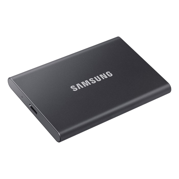 4.0TB Samsung Portable SSD T7 Titan Gray, USB-C 3.1 (85x57x8mm, 58g, R/W:1050/1000MB/s) 226341 фото