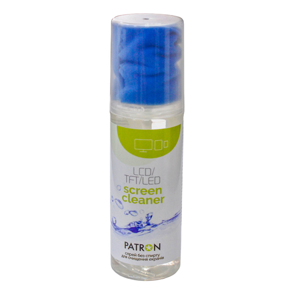 Cleaning set for screens PATRON "F3-022" (Sprey 120ml+Wipe) Patron 108276 фото