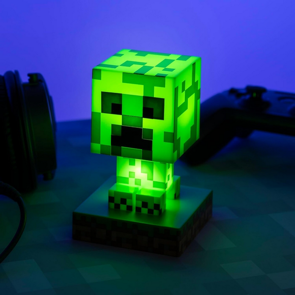 Lampa Led Paladone Minecraft Creeper Icon Light V2 PP6593MCFV2 232862 Imagini