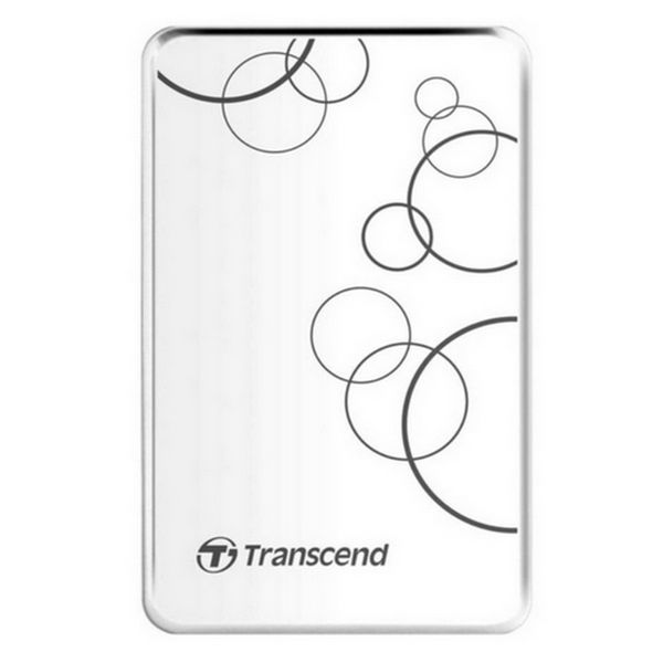 2.0TB (USB3.1) 2.5" Transcend "StoreJet 25A3", White, Anti-Shock, One Touch Backup 79986 фото