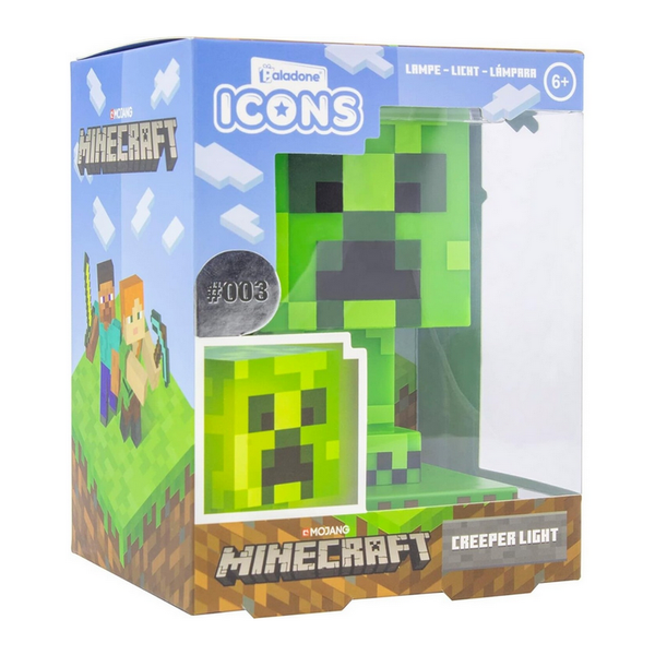 Lampa Led Paladone Minecraft Creeper Icon Light V2 PP6593MCFV2 232862 Imagini