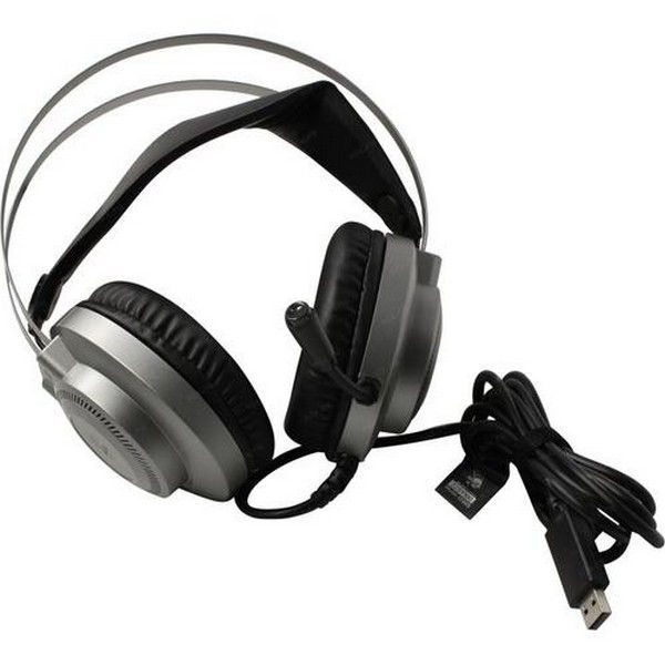 Gaming Headset Bloody J200S, 50mm drivers, 20-20kHz, 16 Ohm, 100db, Backlight, 2m, USB, Grey 203865 фото