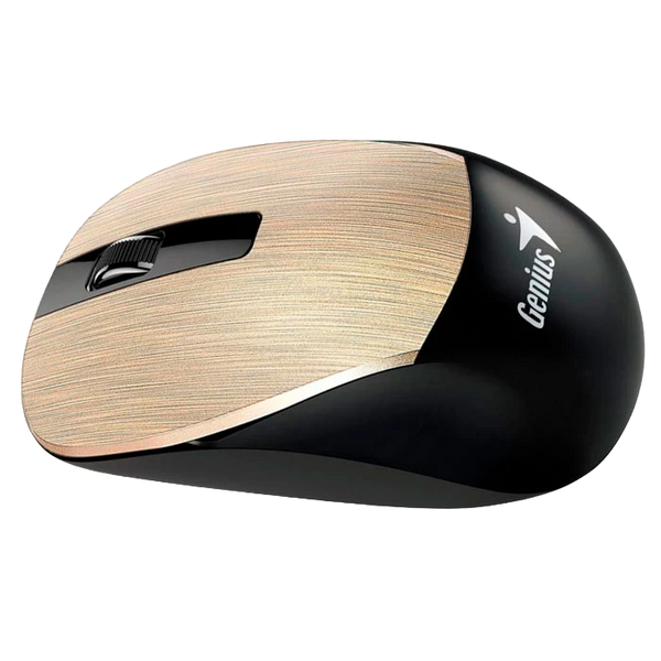 Wireless Mouse Genius NX-7015, Optical, 800-1600 dpi, 3 buttons, Ambidextrous, BlueEye, 1xAA, Gold 76195 Imagini