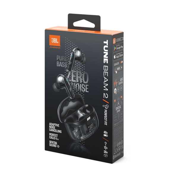 True Wireless JBL Tune Beam 2 Ghost Black, TWS Headset 237029 фото