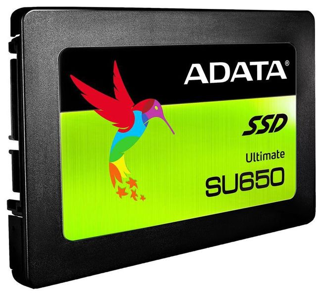 2.5" SATA SSD 120GB ADATA Ultimate SU650 [R/W:520/320MB/s, 20K/75K IOPS, MK/SMI, 3D-NAND TLC] 85601 фото