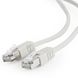 0.25m, FTP Patch Cord Gray, PP22-0.25M, Cat.5E, Cablexpert, molded strain relief 50u" plugs 56780 фото 2